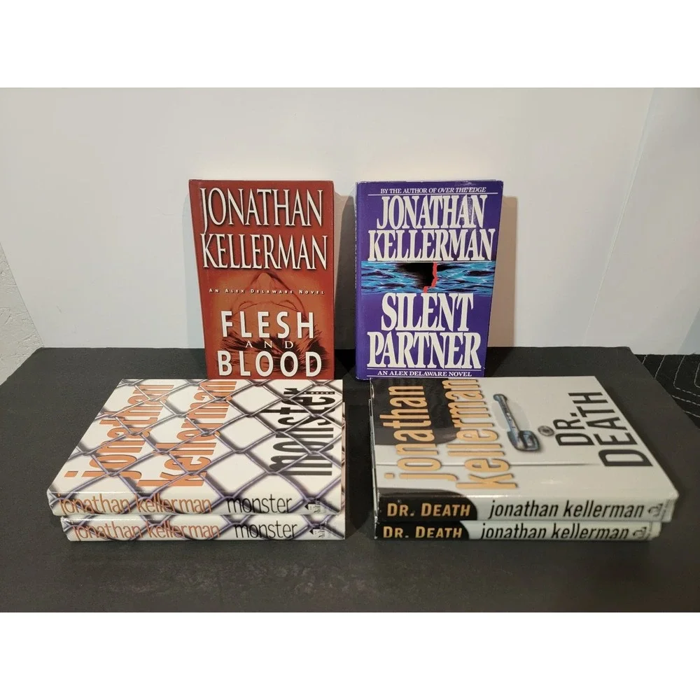 Lot‎ 6 Jonathan Kellerman Flesh and Blood Silent Partner Monster Dr. Death